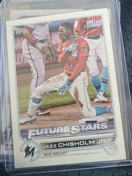2022 Topps Series 1 #6 Jazz Chisholm Jr. — front