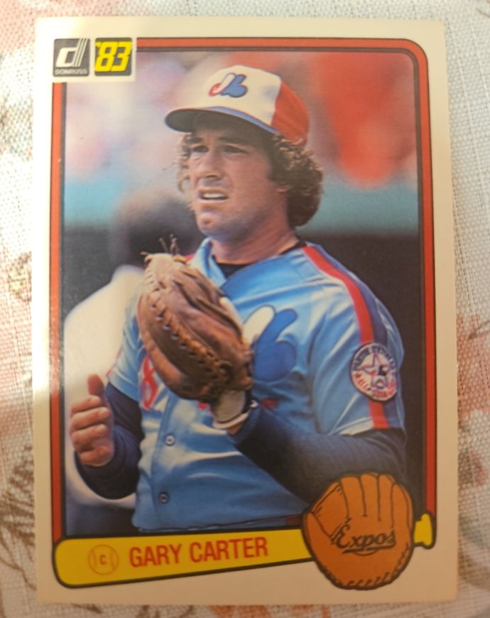 1983 Donruss #340 Gary Carter — front