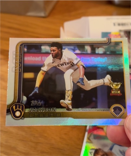 2025 Topps Series 2 #376 Jackson Chourio — front