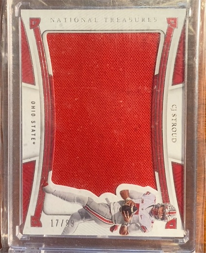 2023 Panini National Treasures Collegiate #RS-CJS CJ Stroud — front
