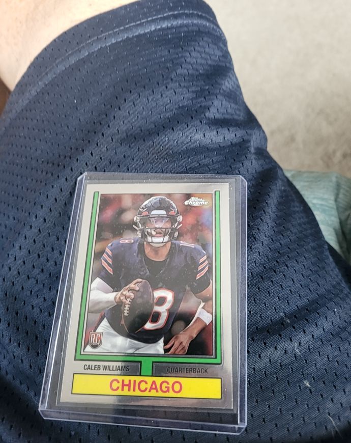 2023 Topps Chrome #RC Caleb Williams — front
