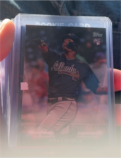 2018 Topps Update Salute #S-21 Ronald Acuna Jr. — front