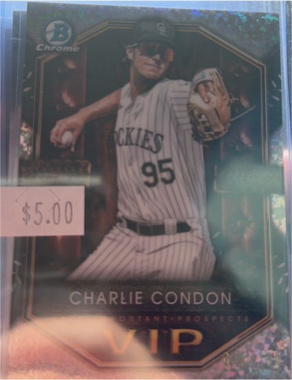 2025 Bowman Chrome #VIP-9 Charlie Condon — front