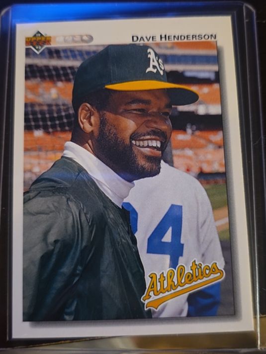 1992 Upper Deck #172 Dave Henderson — front
