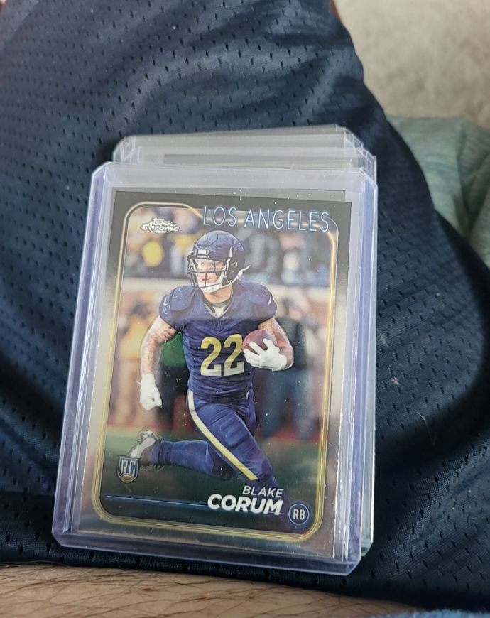 2024 Topps Chrome #219 Blake Corum — front