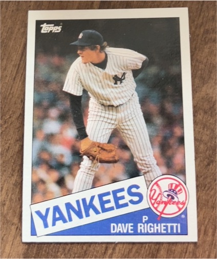 1985 Topps #260 Dave Righetti — front