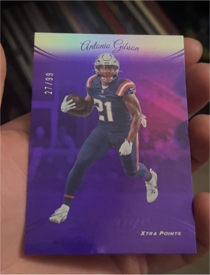 2024 Panini Prestige Xtra Points Purple # Antonio Gibson — front