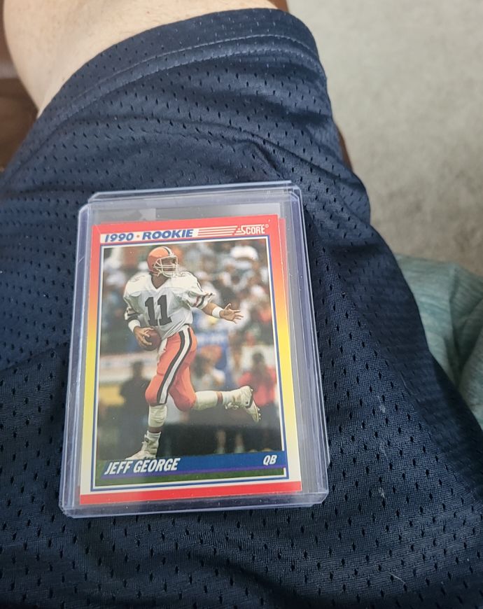 1990 Score #634 Jeff George Rookie — front