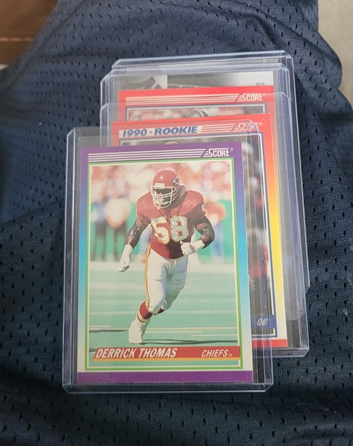1990 Score #500 Derrick Thomas — front