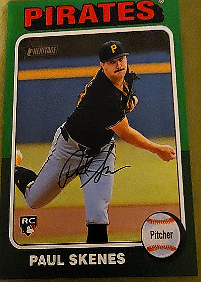 2024 Topps Heritage High Number #594 Paul Skenes — front