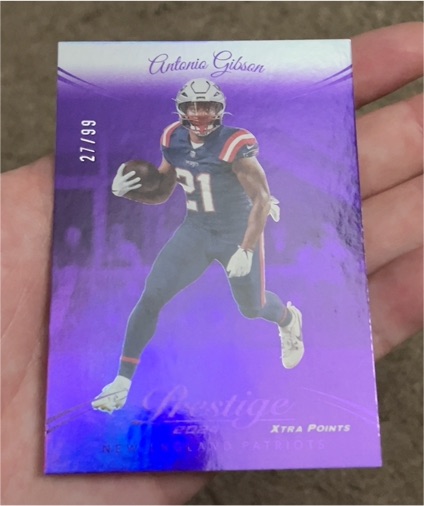 2024 Panini Prestige Xtra Points Purple #27 Antonio Gibson — front