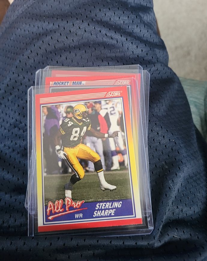 1990 Score All Pro Sterling Sharpe — front