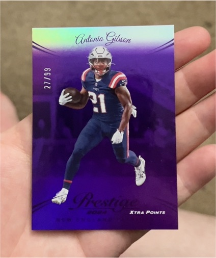 2024 Panini Prestige Xtra Points Purple #27 Antonio Gibson — front
