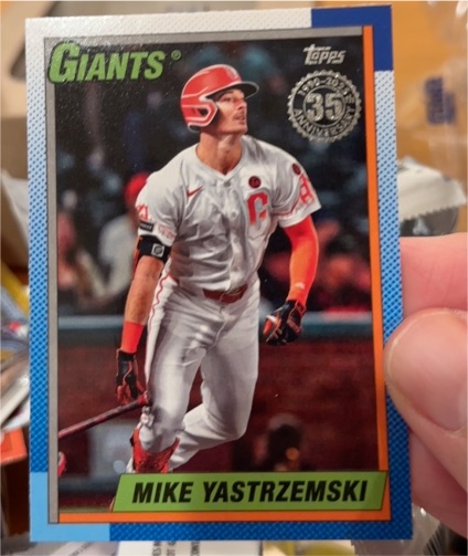 2025 Topps Series 2 1990 Topps 35th Anniversary #90B2-2 Mike Yastrzemski — front