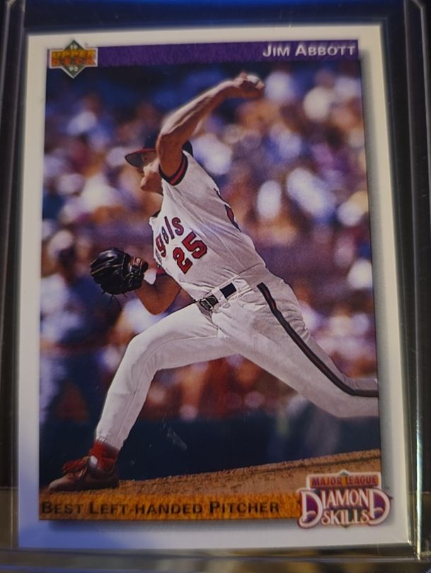 1992 Upper Deck #642 Jim Abbott — front