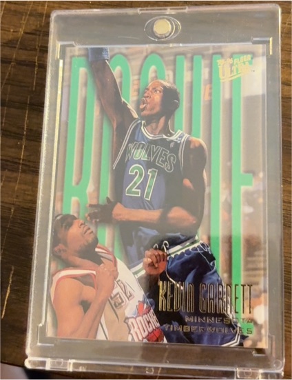 1995-96 Fleer Ultra #274 Kevin Garnett Rookie Card — front