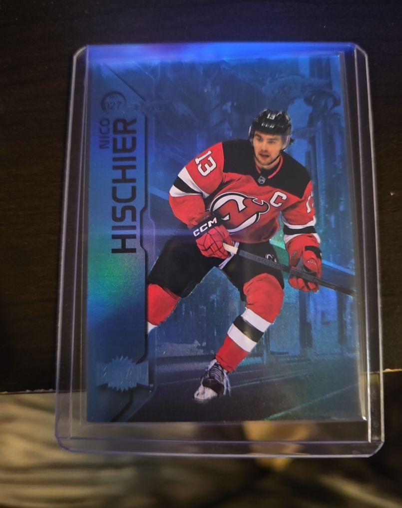 2023-24 Skybox Metal Universe #27 Nico Hischier — front