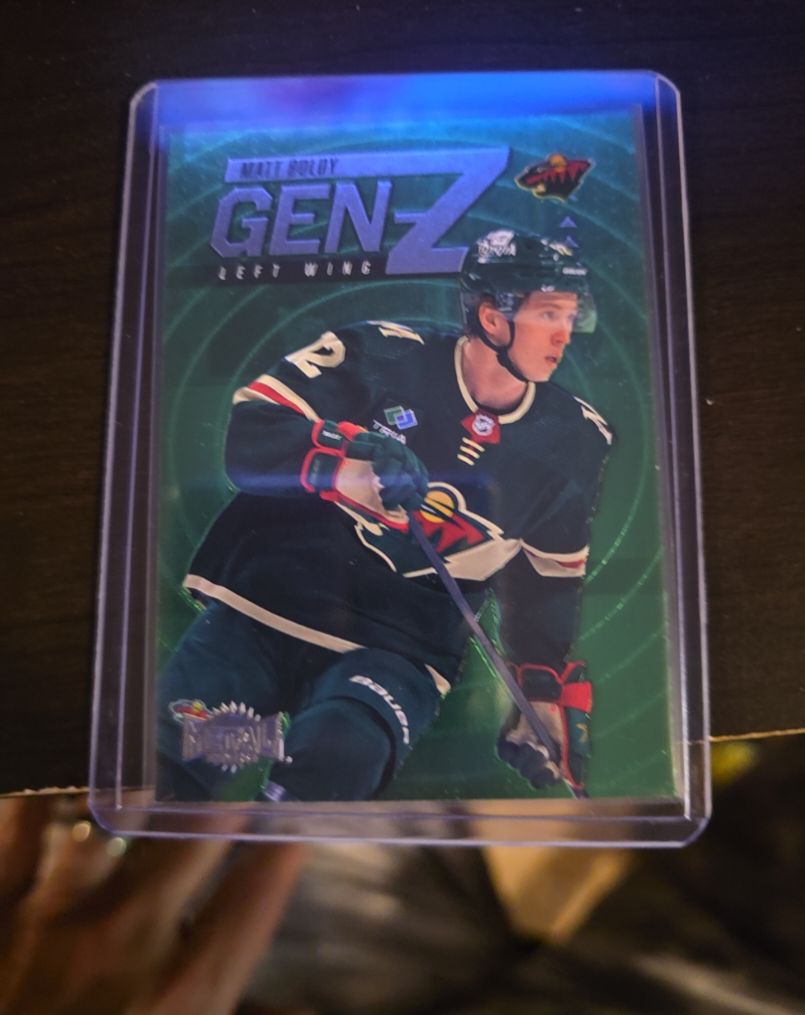 2024-25 SkyBox Metal Universe #GZ-15 Matt Boldy — front