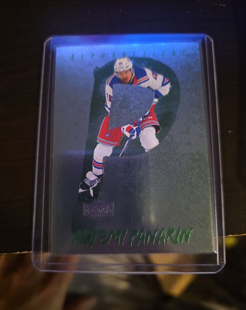 2024-25 SkyBox Metal Artemi Panarin Alphabetical #A-16 — front