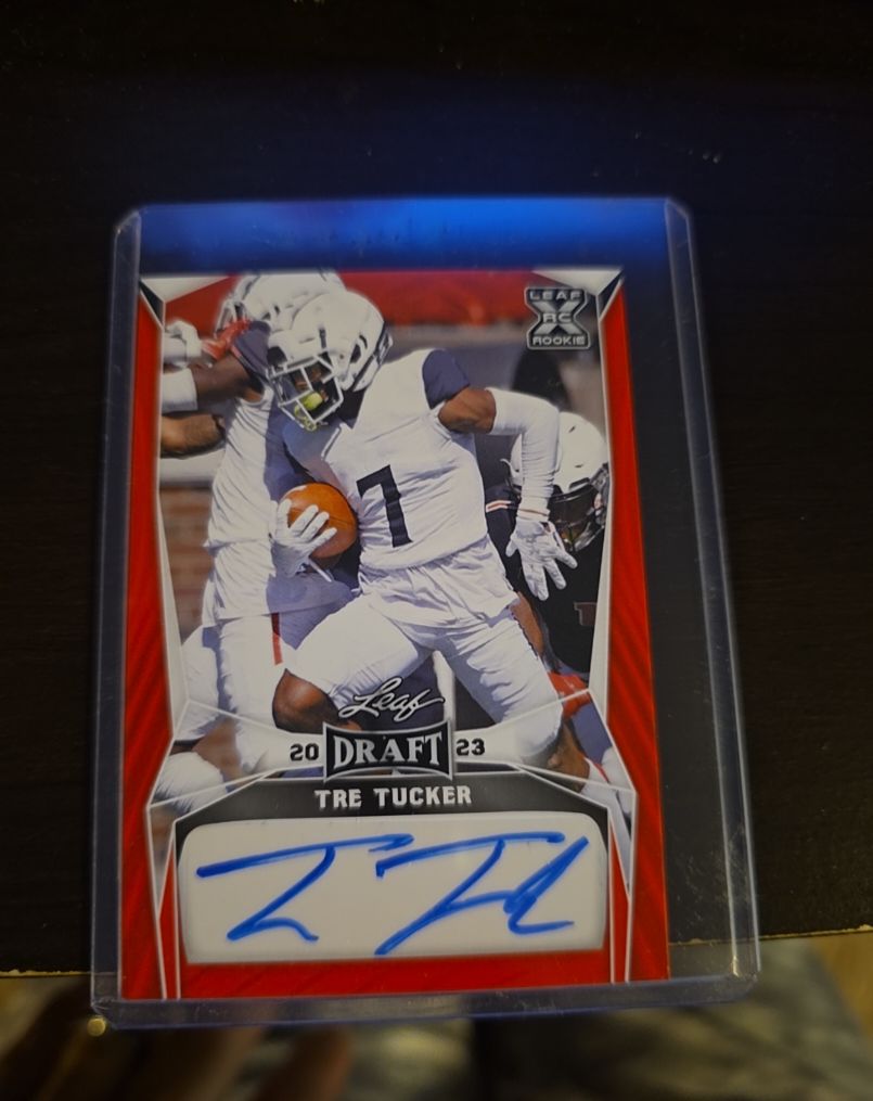 2023 Leaf Draft #BA-TT1 Tre Tucker — front
