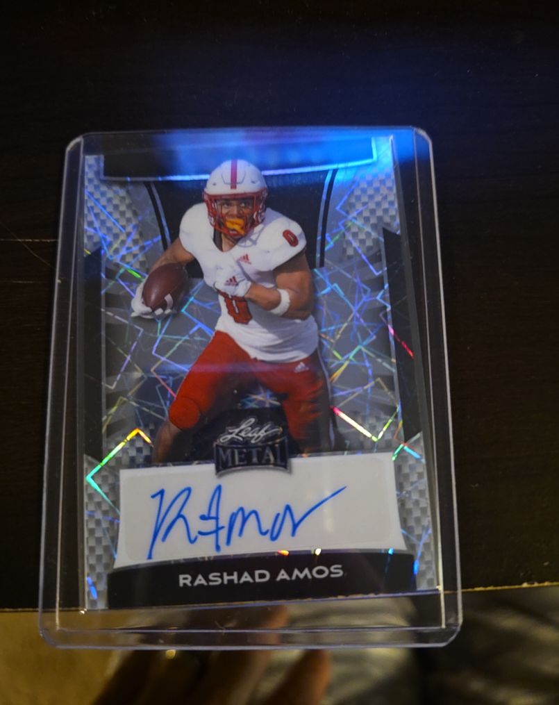 2025 Leaf Metal #BA-RA1 Rashad Amos — front