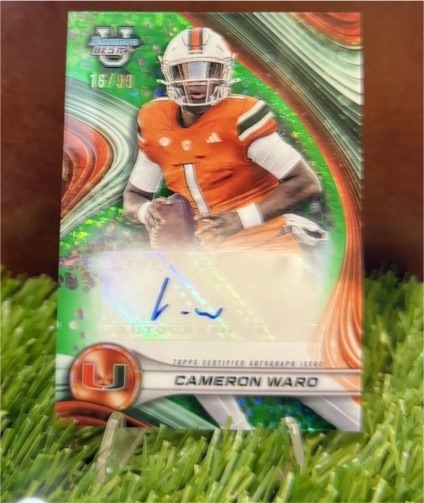 2024 Bowman's Best University #BOA-CWA Cameron Ward — front