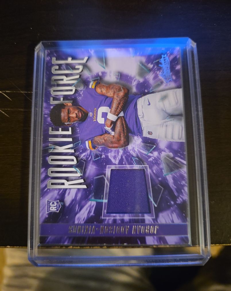 2023 Panini Absolute Rookie Force Patch #RF-15 Jordan Addison — front