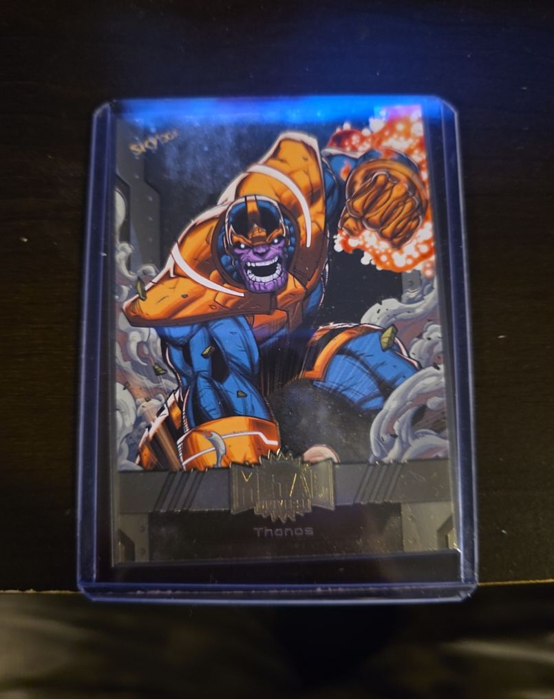 2024 Skybox Marvel Metal Universe Avengers #146 Thanos — front