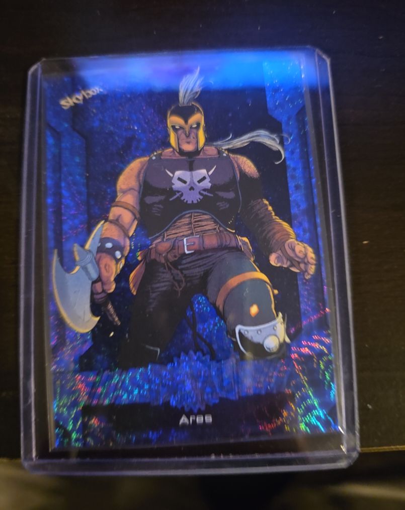 2024 SkyBox Marvel Metal Universe Avengers #169 Ares — front