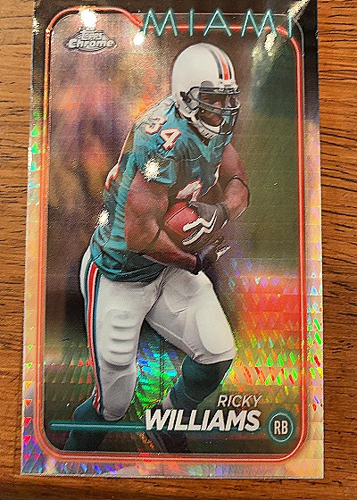 2024 Topps Chrome Miami Ricky Williams — front