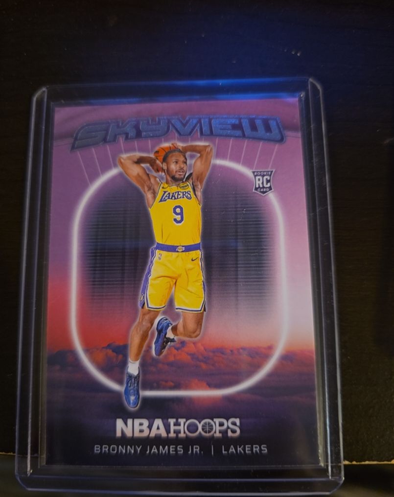 2024-25 Panini NBA Hoops Skyview #21 Bronny James Jr. — front