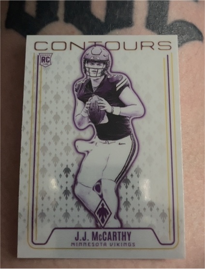 2024 Panini Phoenix Contours #CON-JMY J.J. McCarthy — front