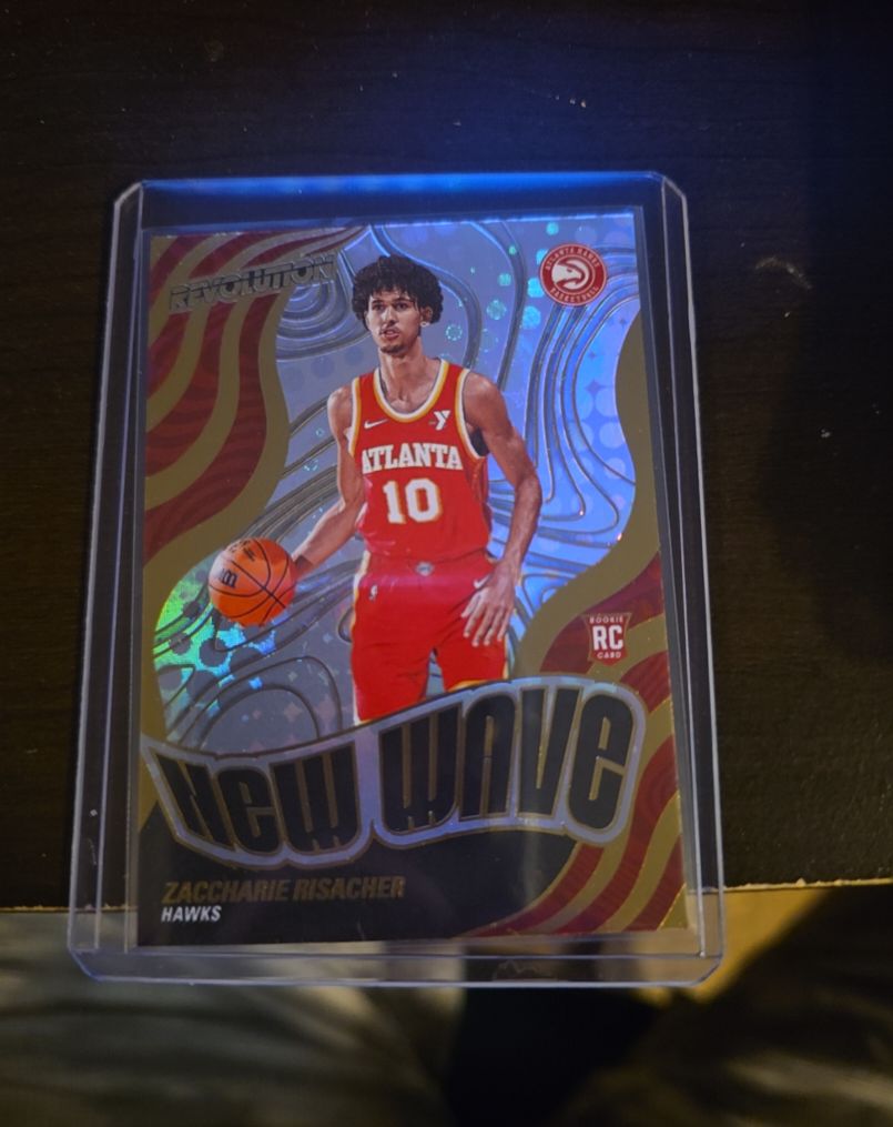 2024-25 Panini Revolution #9 Zaccharie Risacher New Wave RC — front