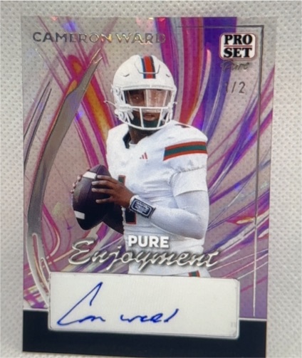 2024 Leaf Pro Set Pure Enjoyment #1/2 Cameron Ward — front