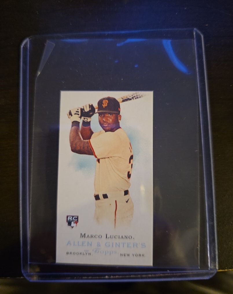2024 Topps Allen & Ginter #RD-10 Marco Luciano Mini Rookie Design Variations — front