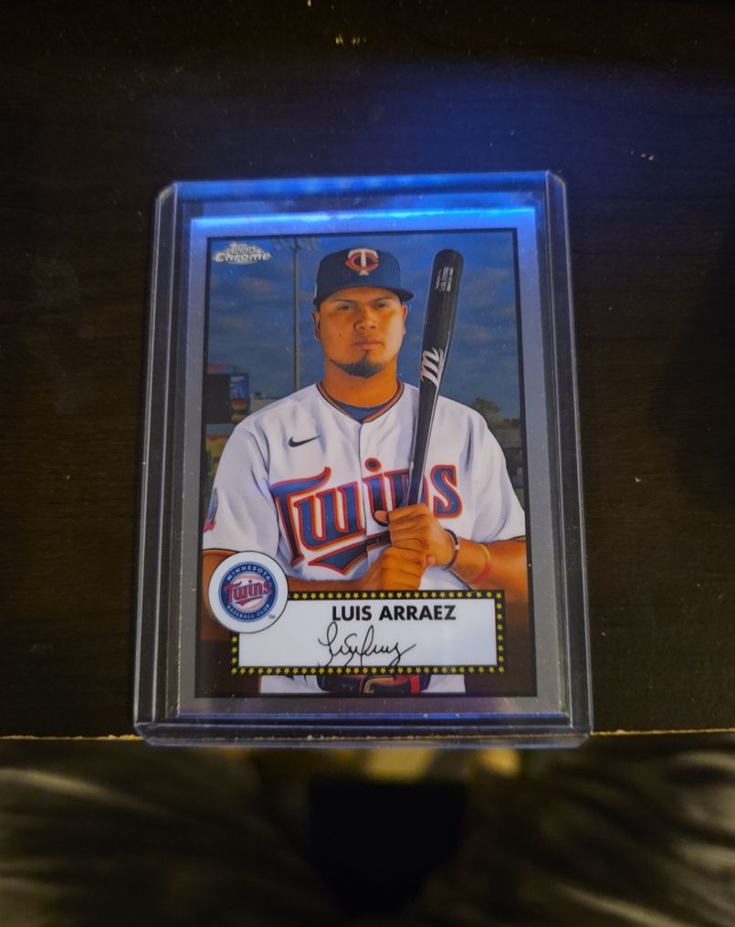 2021 Topps Chrome Platinum Anniversary #263 Luis Arraez — front