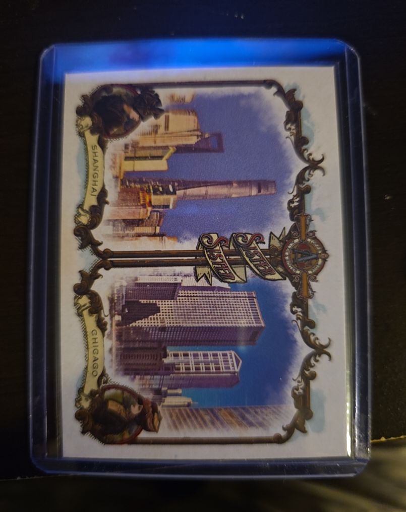 2024 Topps Allen & Ginter #SS-1 Shanghai / Chicago Sister Sister — front