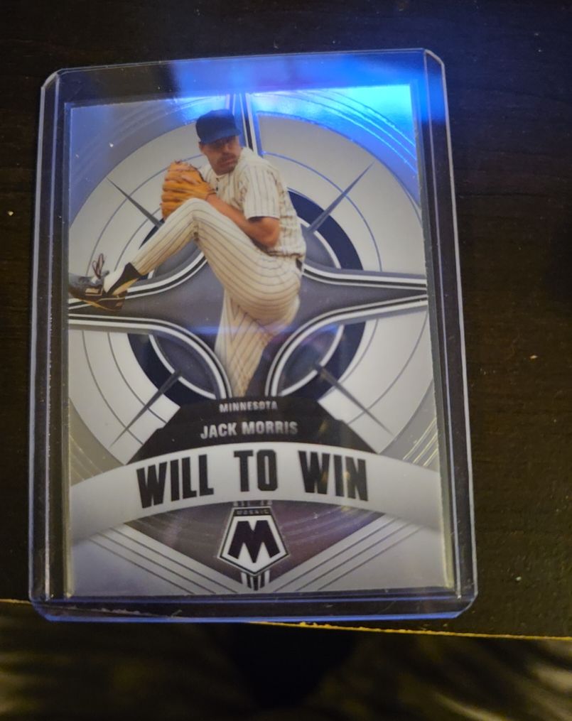 2022 Panini Mosaic #WW-9 Jack Morris Will To Win — front
