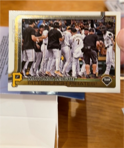 2025 Topps Series 2 #677 Pittsburgh Pirates Team Card — front
