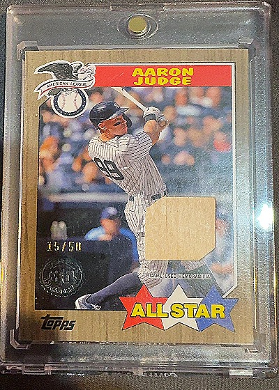 2022 Topps 1987 Topps All-Star #87AS47 Aaron Judge — front
