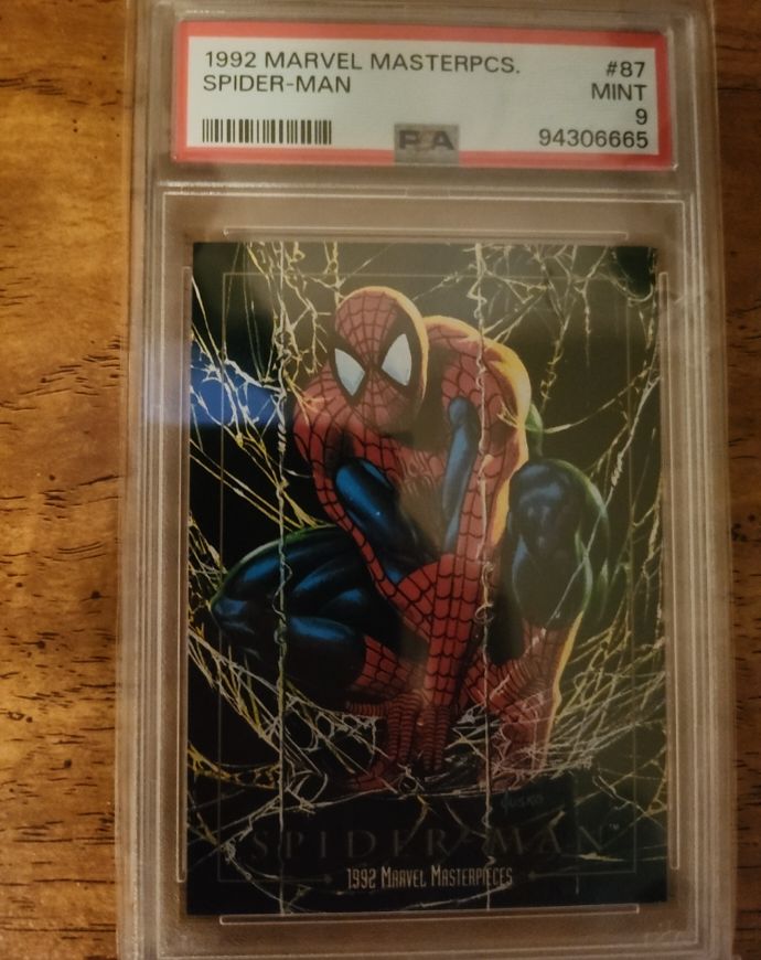 1992 Marvel Masterpieces #87 Spider-Man — front