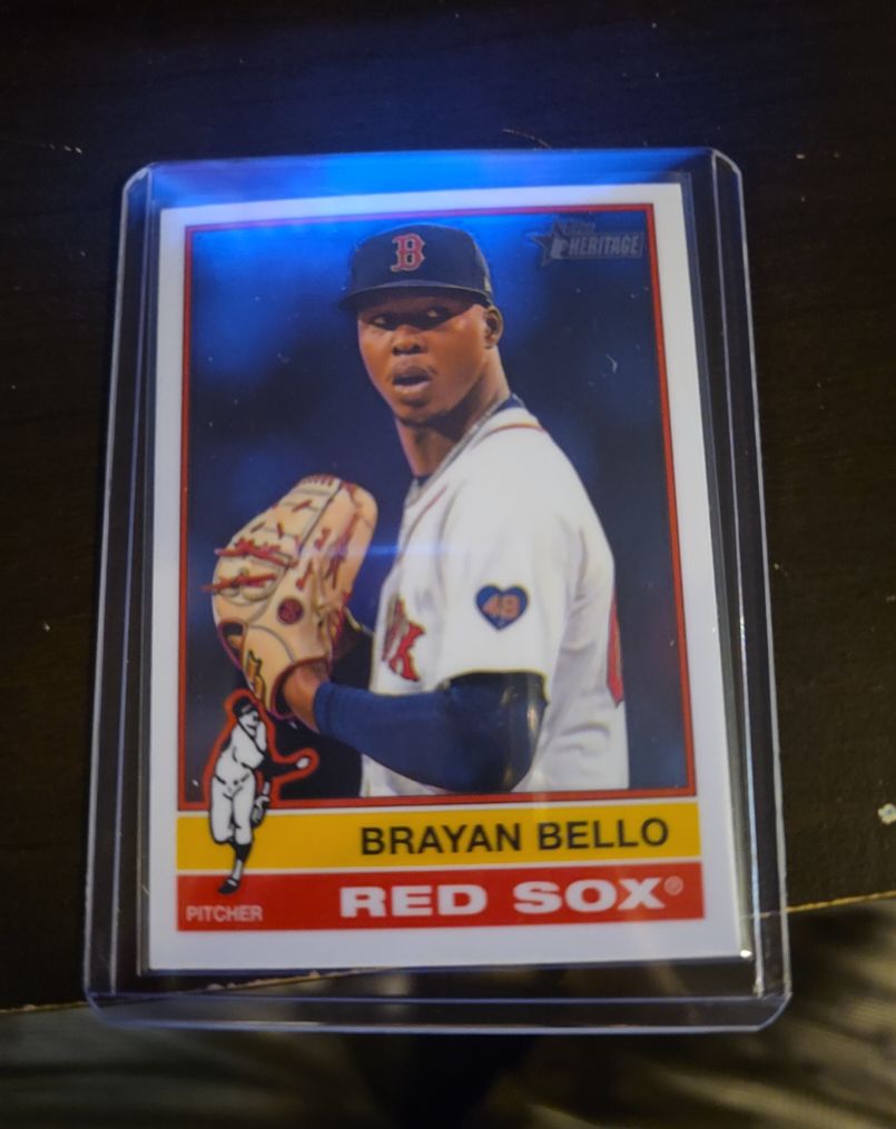 2025 Topps Heritage #384 Brayan Bello — front