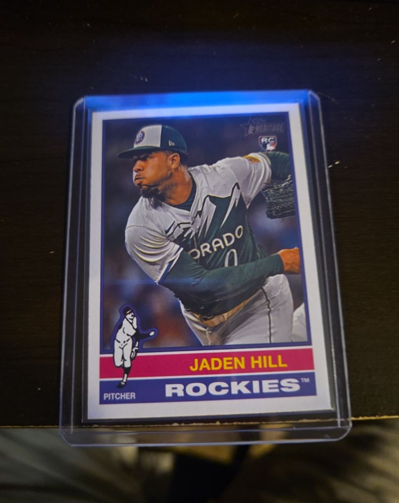 2025 Topps Heritage #398 Jaden Hill — front