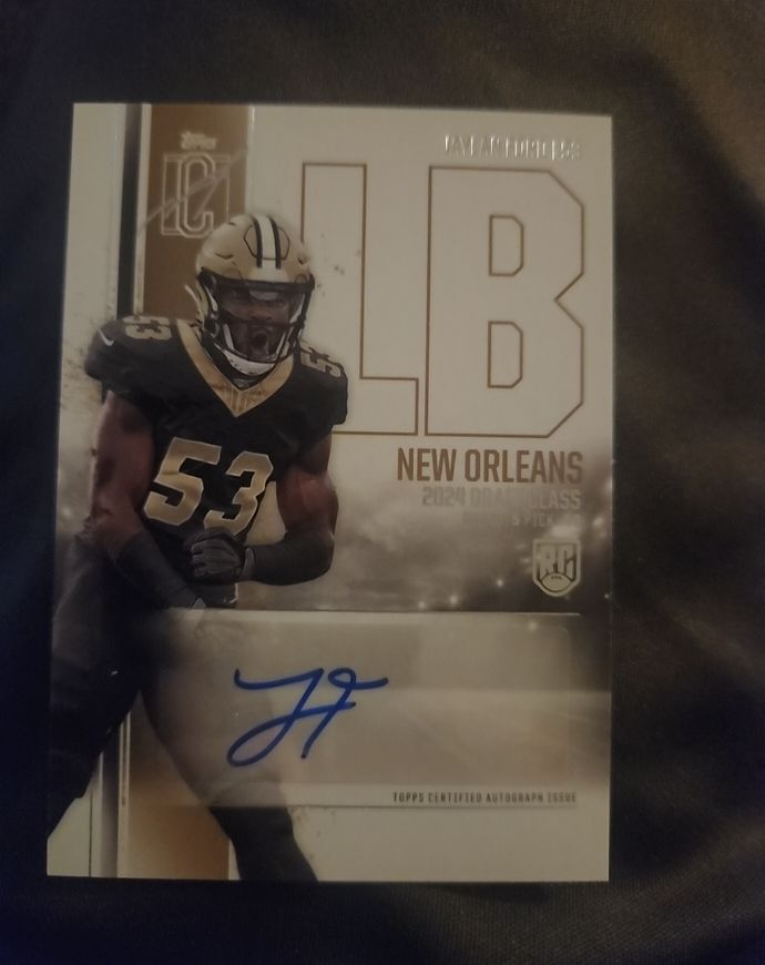 2024 Topps Signature Class #RCA-JF Jaylan Ford Rookie Class Auto — front