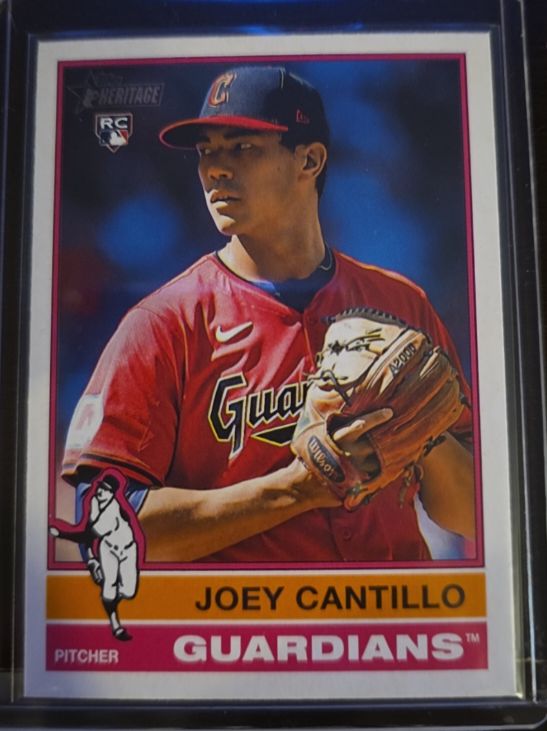2025 Topps Heritage #104 Joey Cantillo — front