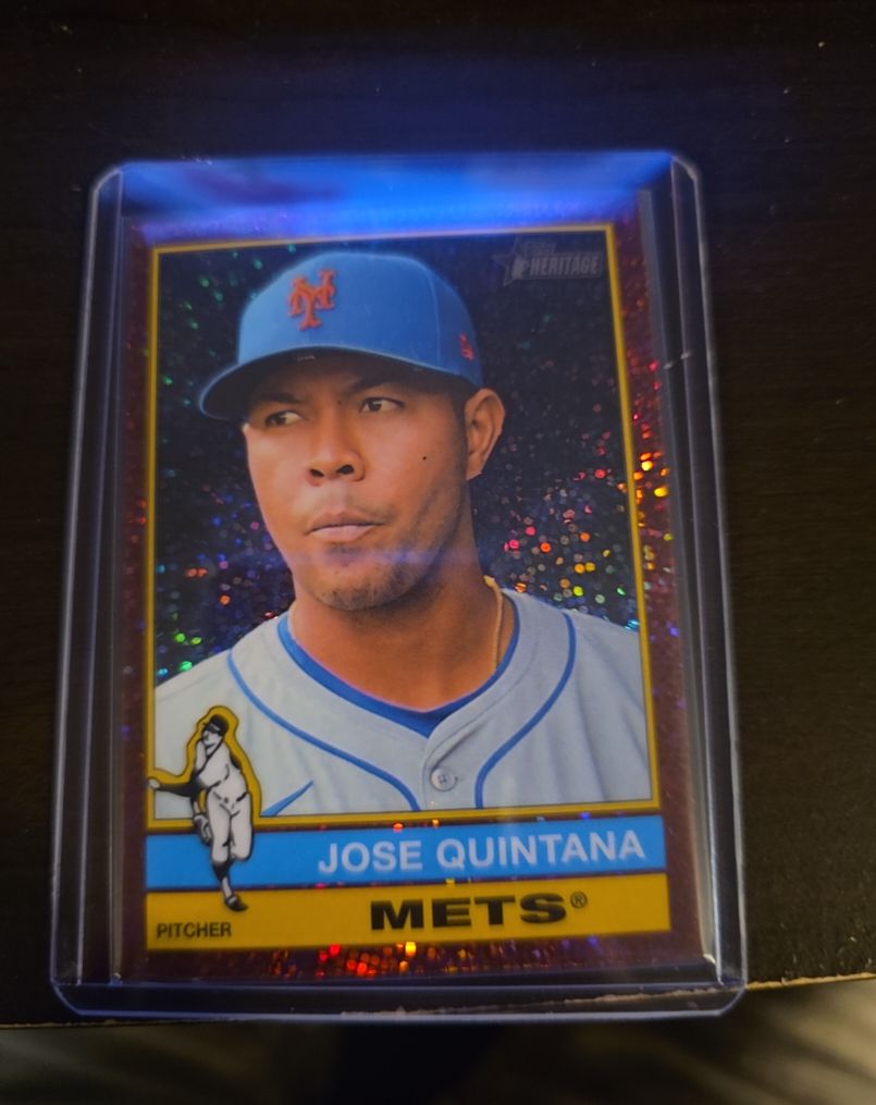 2025 Topps Heritage #242 Jose Quintana — front