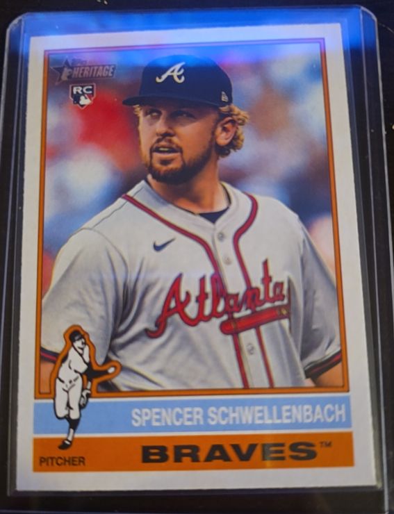2025 Topps Heritage #58 Spencer Schwellenbach — front