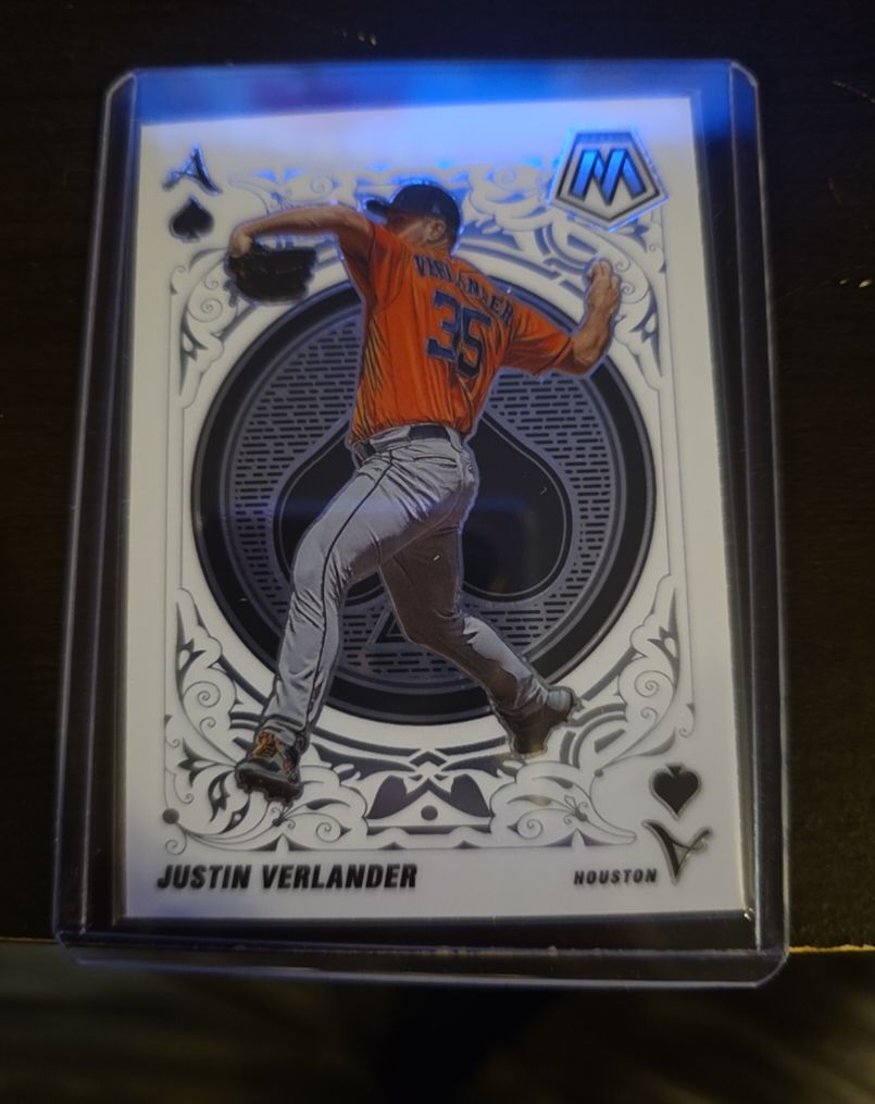 2022 Panini Mosaic Aces #A-7 Justin Verlander — front