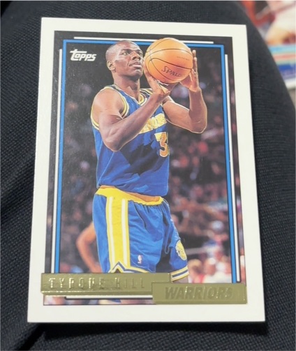 1992-93 Topps #162 Tyrone Hill — front