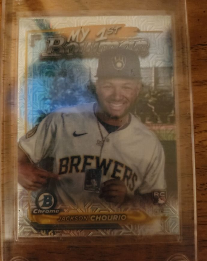 2024 Bowman Chrome My 1st Bowman #M1B-15 Jackson Chourio — front